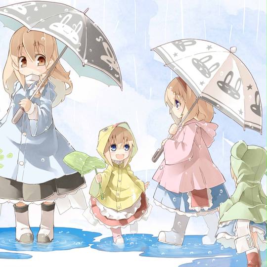 下雨时的头像图片