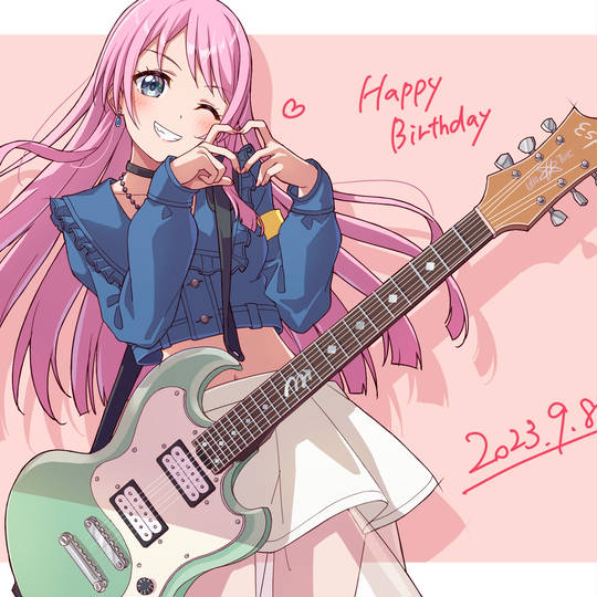 BanG Dream!, MyGO!!!!!, 千早愛音, 千早愛音生誕祭2023, 千早愛音誕生祭2023, 双手比心, 三次元, BanG_Dream!, バンドリ1000users入り, BanG_Dream!_It's_MyGO!!!!!