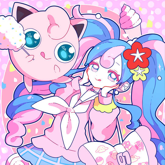 胖丁（Jigglypuff）气球宝可梦头像图片