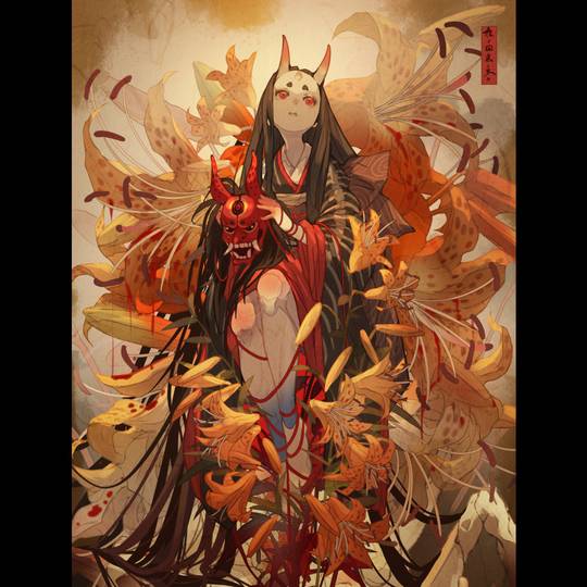 图片[14]-百鬼夜行，妖里妖气的二次元头像，谁用谁高级-萌图百科