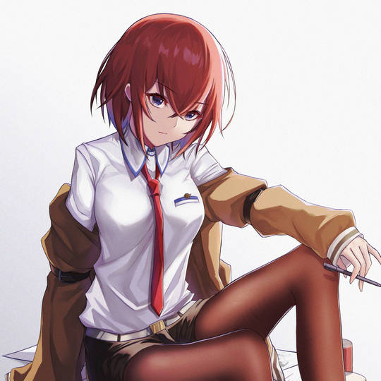 命运石之门, steins;gate, 牧濑红莉栖, 短发, Steins;Gate, 短发化, 黑丝袜, 命运石之门1000收藏