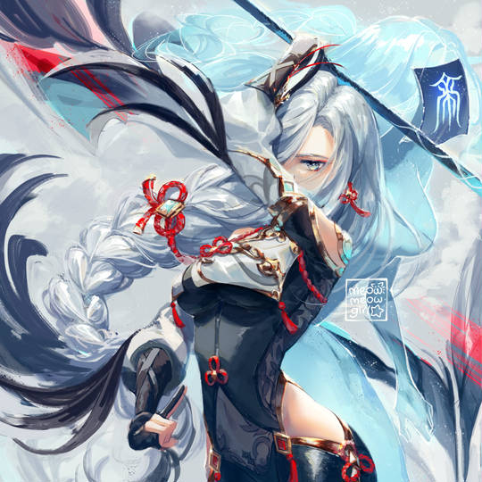 图片[11]-《原神》申鹤性感风头像图片，命之座愁疏座-萌图百科