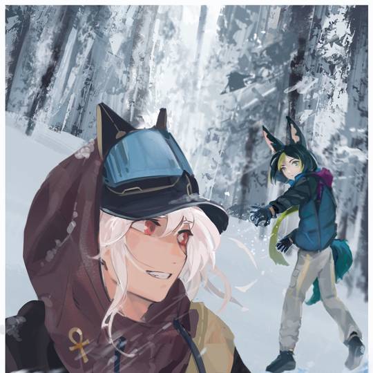 GenshinImpact, Cyno, 赛诺, 提纳里, Tighnari, 2024年, Snow, Friends, 雪遊び