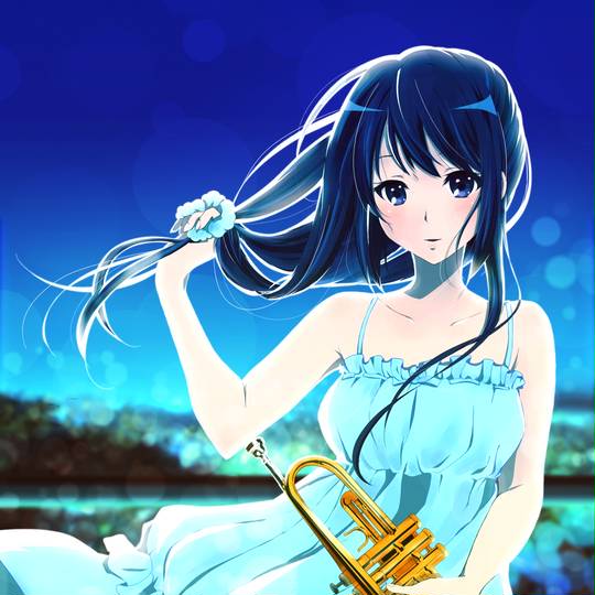 吹响吧！上低音号, 響けPJ誕生日企画, 高坂丽奈, 小号, 白色连衣裙, キャミソールワンピ, 吹响吧！上低音号1000收藏, 白ワンピース, summer dress