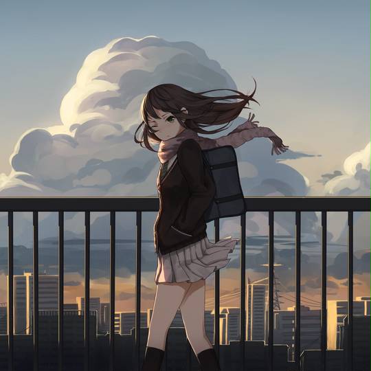 《偶像大师：灰姑娘女孩》涩谷凛长发头像图片精选-萌图百科