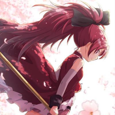 《魔法少女小圆》佐仓杏子粉头发头像图片高清-萌图百科