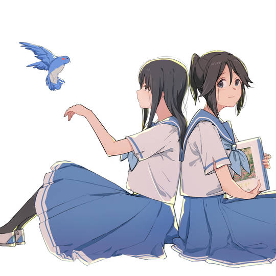 莉兹与青鸟, 铠冢霙, 伞木希美, 百合, 莉茲與青鳥, yuri, 希美×霙