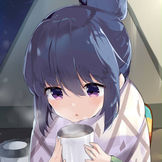 Laid-Back Camp, 志摩凛, 摇曳露营△, ゆるキャン△1000users入り, かわええ