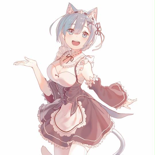 雷姆, Re:从零开始的异世界生活, Rem, ToRaNo, 猫耳, 雷姆 (Re:Zero), Re:0 10000收藏, 女仆