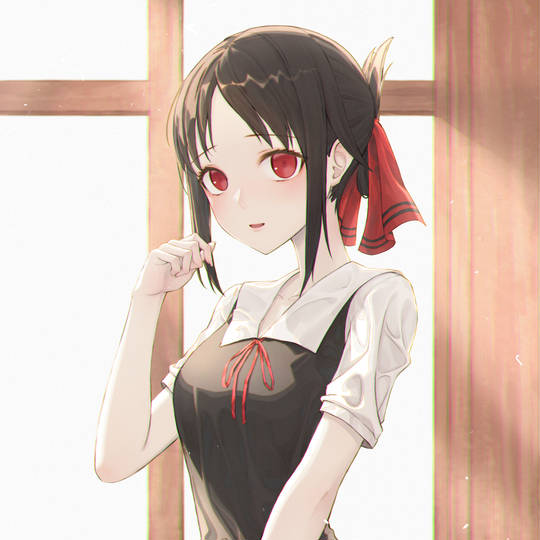 四宫辉夜, 辉夜大小姐想让我告白~天才们的恋爱头脑战~, 少女, 女孩子, 校服, 女高中生, 辉夜大小姐想让我告白1000收藏, 夏服, 背心裙, 紐タイ