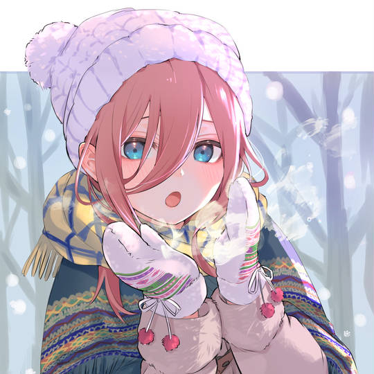 针织帽, 五等分的新娘, warm, 中野三玖图片
