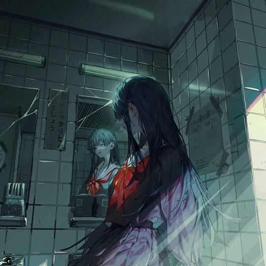 学生感觉的水手服少女头像图片