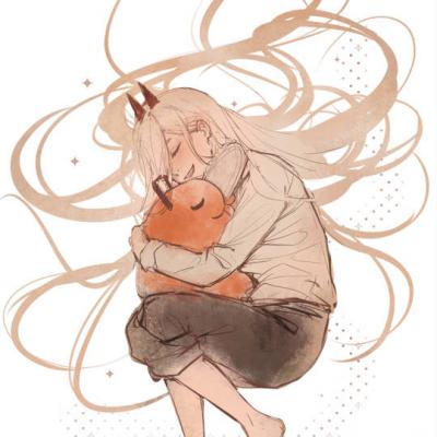 帕瓦《链锯人》可爱头像图片，“血之恶魔”为主的魔人-萌图百科