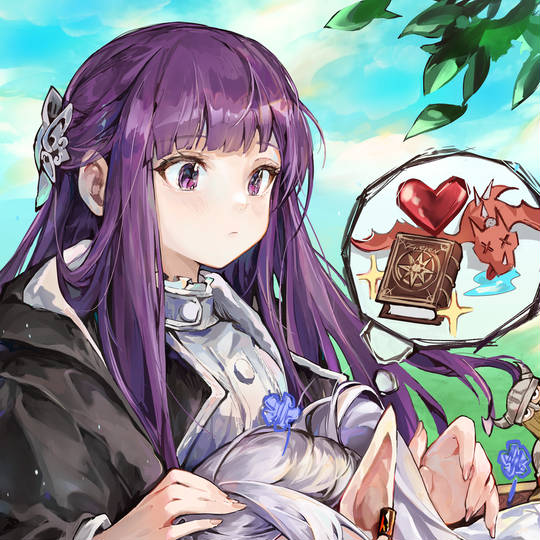 フェルン, フリーレン, Frieren, 葬送的芙莉莲, Lethargic Frieren, 葬送のフリーレン1000users入り, 紅鏡竜, 鼻提灯