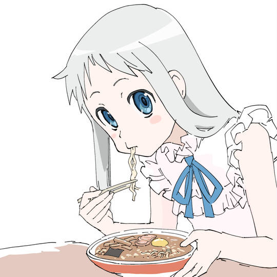 我们仍未知道那天所看见的花的名字。, 面码, doodle, 本間芽衣子, あの花, 食物, 料理, 拉面, 食事, あの花500users入り