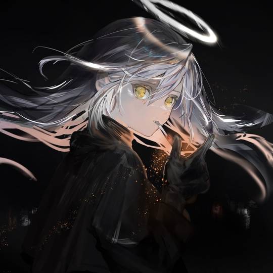 犀利眼神的女孩头像图片