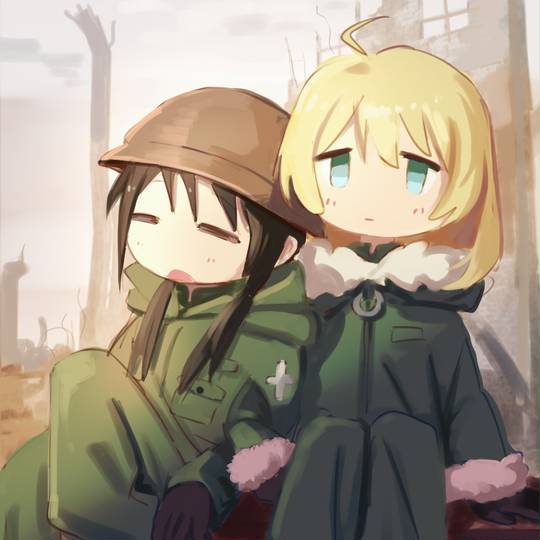 《少女终末旅行》动漫头像高清