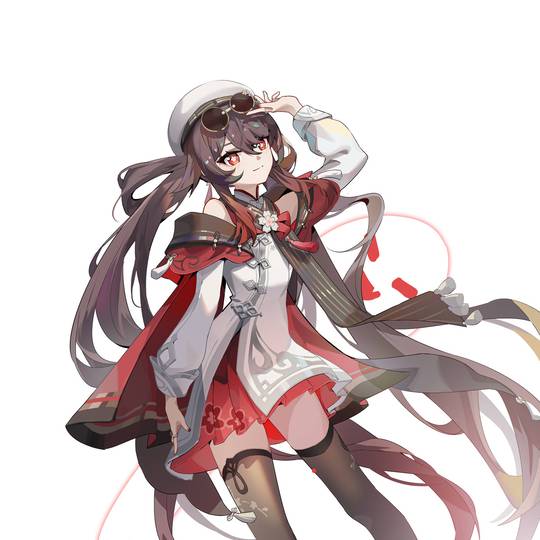 原神, GenshinImpact, 胡桃, 胡桃(原神), 残雪に咲く紅