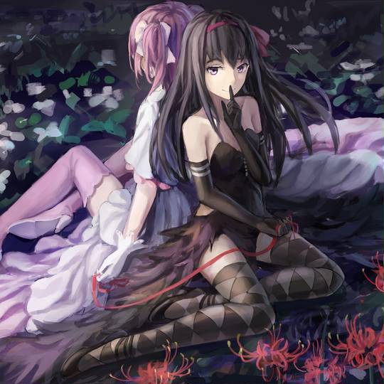 魔法少女小圆, 鹿目圆, 晓美焰, 恶魔焰, 焰圆, 悪アル, 圆神, 叛逆の物語, 圆×焰, Madoka☆Magica 3000+ bookmarks
