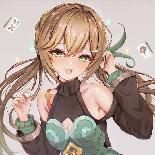 图片[14]-太卜司的普通卜者，《崩坏：星穹铁道》青雀（Qingque）可爱头像图片-萌图百科