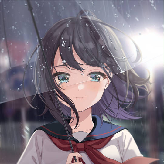 学生感觉的水手服少女头像图片