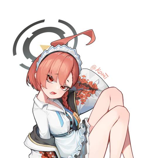 《蔚蓝档案》美甘宁瑠pixiv头像图片