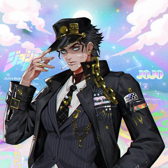 JOJO的奇妙冒险, JoJo的奇妙冒险, 空条, 空条承太郎, 星尘十字军图片