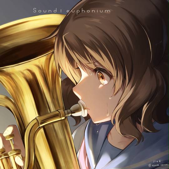 黄前久美子, 吹响吧！上低音号, euphonium, 汗, CLIPSTUDIOPAINT, 吹响吧！上低音号5000收藏, 最高の表情