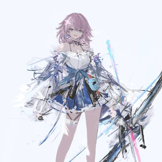星穹铁道星核猎手成员@流萤头像图片，自称鸢尾花家系的艺者-萌图百科