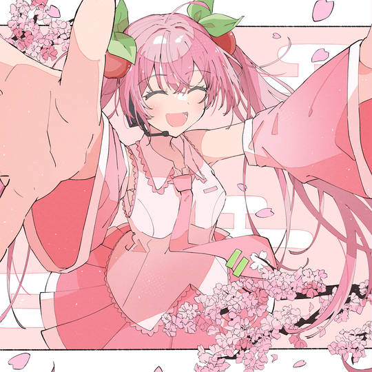 初音未来之樱未来超美头像图片16张