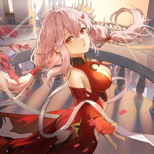 罪恶王冠, 楪祈, 女孩子, 原创, 日系, 粉毛, 黑丝, 楪いのり, ギルクラ500users入り