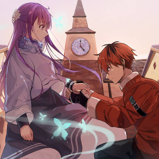 久遠の愛情, フリーレン, frieren, Frieren Fanart, Stark, フェルン, 葬送的芙莉莲, 葬送のフリーレン1000users入り, Stark/Fern, 相性良好