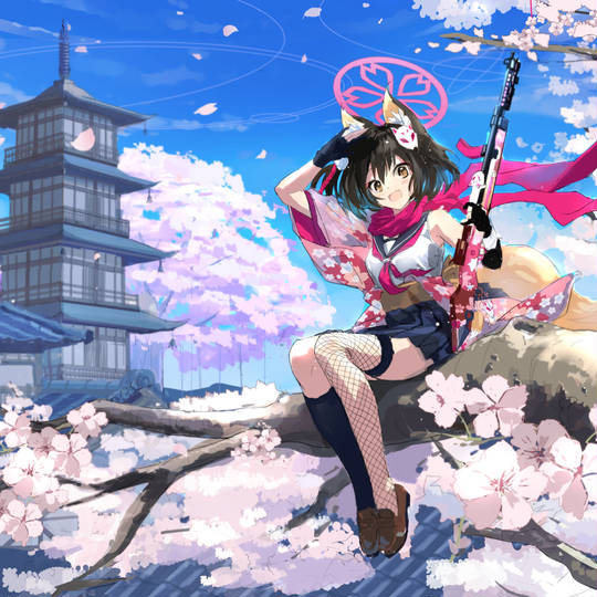 图片[8]-《蔚蓝档案》久田伊树菜头像图片，个性开朗且充满活力-萌图百科