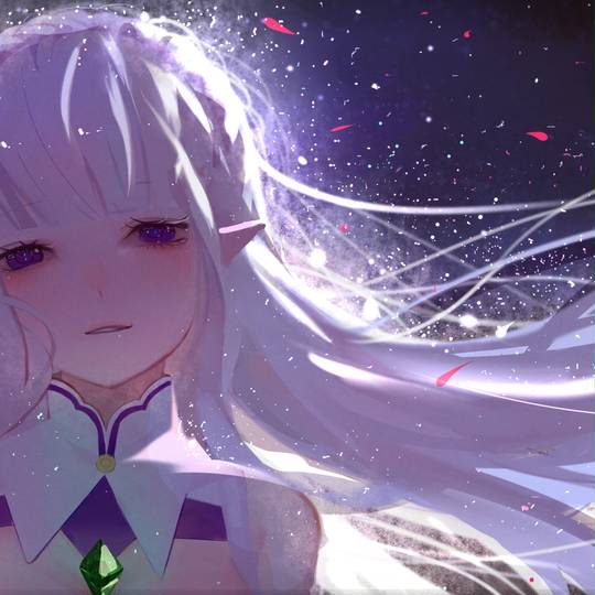 涂鸦, Re:从零开始的异世界生活, 爱蜜莉雅, 建议点击, Re:0 1000收藏