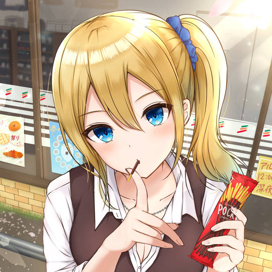 辉夜大小姐想让我告白~天才们的恋爱头脑战~, 早坂爱, pocky, 百奇游戏, convenience store, 制服, 欧派, 7-Eleven, かぐや様は告らせたい10000users入り, 引人注目的胸部