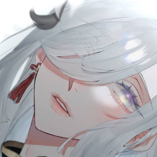 《原神》申鹤性感风头像图片，命之座愁疏座-萌图百科