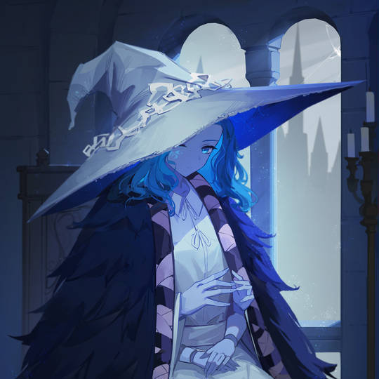 菈妮《艾尔登法环》头像图片，魔女、傲娇、多臂