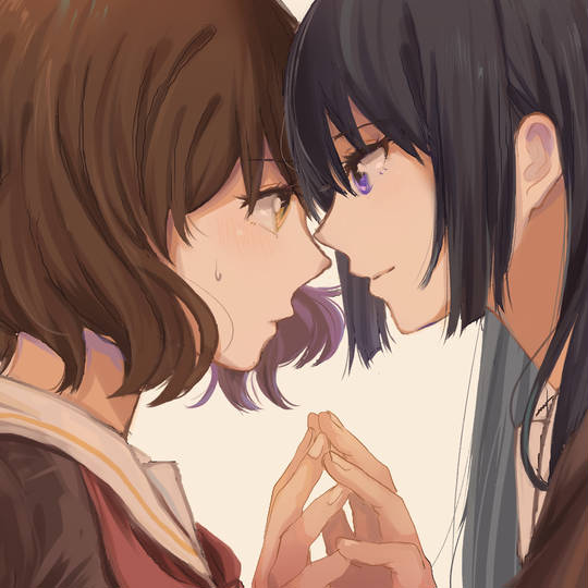 吹响吧！上低音号, 黄前久美子, 高坂丽奈, 久美子×丽奈, 百合