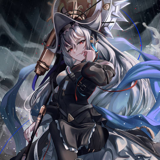 归溟幽灵鲨《明日方舟》头像图片