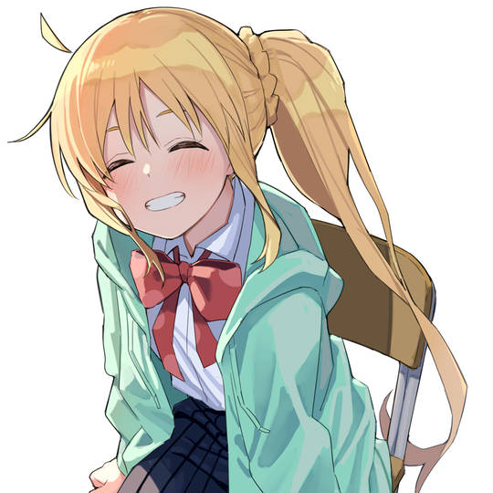 虹夏, 孤独摇滚！, ぼっち・ざ・ろっく!, 伊地知虹夏, 制服パーカー, 孤独摇滚！5000收藏, 下北泽大天使, 侧马尾, いい笑顔, 守りたい、この笑顔