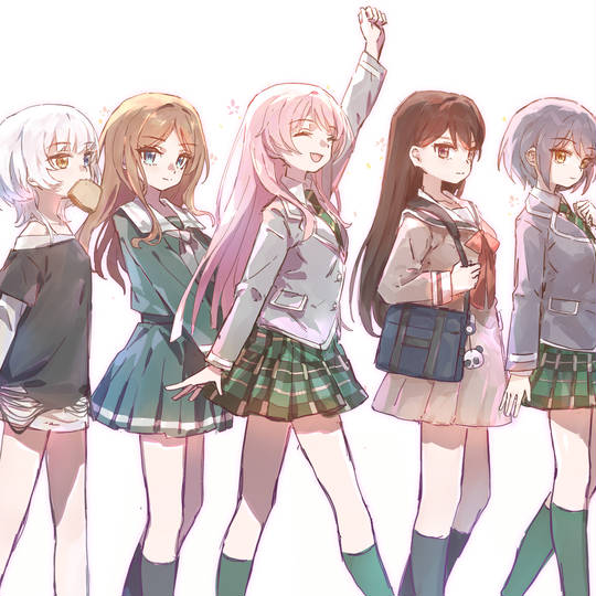 《BanG Dream! 》粉头发的千早爱音头像图片-萌图百科
