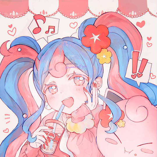 胖丁（Jigglypuff）气球宝可梦头像图片