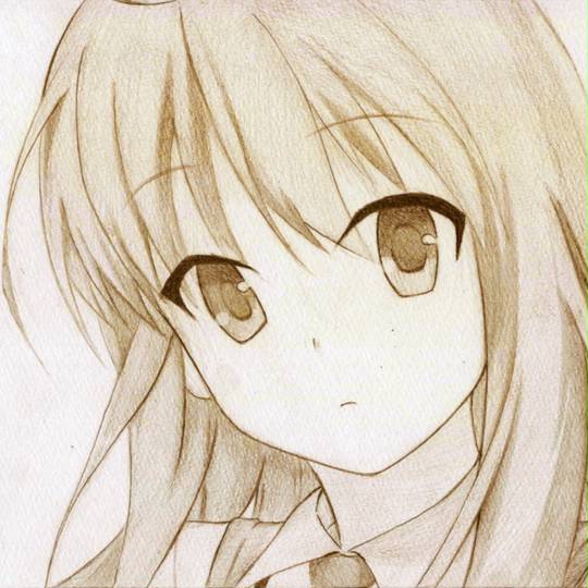 手绘, 自动铅笔, 描いてみた, 椎名真白, 樱花庄的宠物女孩