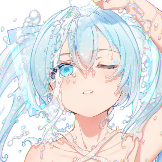 初音未来超高清头像图片
