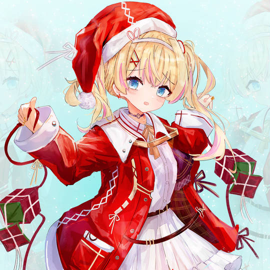 女孩子, キッちゃん, 金发, 圣诞节, 赤脚, 双马尾, よその子, coat