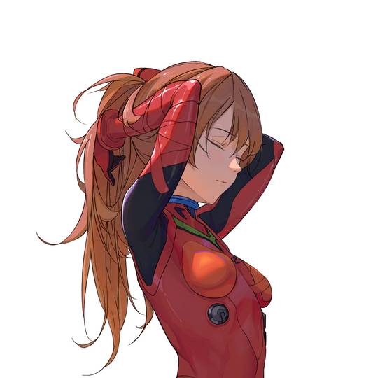 新世纪福音战士, 惣流·明日香·兰格雷, plugsuit, 少女, 明日香, EVA 5000收藏