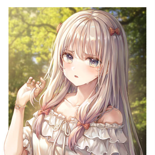 女孩子, 埃罗芒阿老师, 和泉さぎり, 少女, 夏天, 公園, 露肩, 和泉纱雾, 埃罗芒阿老师5000收藏