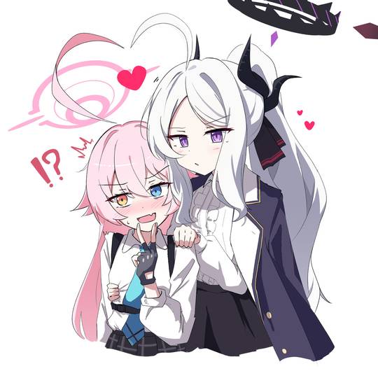 碧蓝档案, ブルアカ, 空崎ヒナ, 小鳥遊ホシノ, Hoshino/Hina, 百合