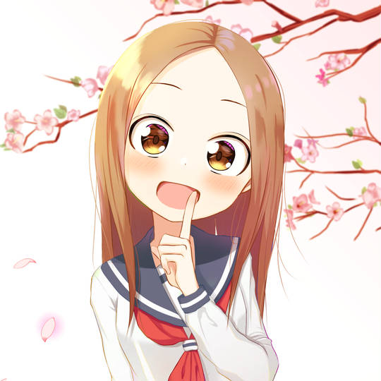 擅长捉弄人的高木同学, 女孩子, 学生服, 学生, 樱, 高木桑
