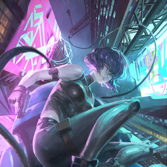 图片[8]-草薙素子（kusanagi motoko）攻壳机动队头像图片，女性改造义体人-萌图百科